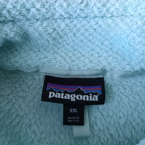 patagonia womens Size 2XL re-tool snap-t fleece pullover Blue - Picture 3 of 6